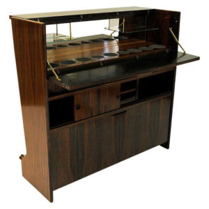 Midcentury Rosewood bar by Johannes Andersen, Denmark 1950s