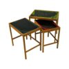 David Rosèn Vintage Futura Insert tables of three pcs 1953, Sweden