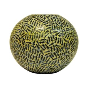 Round vintage ceramic vase `Forest` by Tor Alex Erichsen 1991- Norway