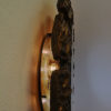 Pair of vintage Art Deco Wall mirrors with lightning 1930`s, Scandinavia