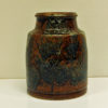 Rustic and vintage glazed ceramic vase, Erik Pløen- Norway 1960/70`s