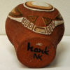 Rustic vintage Ceramic Vase by Hank Keramikk, Norway 1950s