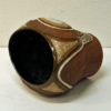 Rustic vintage Ceramic Vase by Hank Keramikk, Norway 1950s