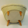 Midcentury Florida Easy chair in sheepskin, Vatne Lenestolfabrikk - Norway 1950s