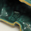 Green Vintage ceramic candlelight lions St. Eriks, Uppsala 1920s - Sweden