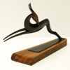 Elegant jumping vintage Copper Deer 1960/70s-Chile