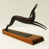 Elegant jumping vintage Copper Deer 1960/70s-Chile