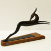 Elegant jumping vintage Copper Deer 1960/70s-Chile