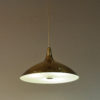 Midcentury Brass ceiling pendant by Paavo Tynell for Idman, Finland 1950s