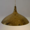 Midcentury Brass ceiling pendant by Paavo Tynell for Idman, Finland 1950s