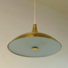 Midcentury Brass ceiling pendant by Paavo Tynell for Idman, Finland 1950s