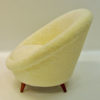 Midcentury Florida Easy chair in sheepskin from Vatne - Norway 1950s Midcentury Florida Easy chair in sheepskin from Vatne - Norway 1950s