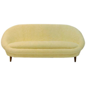 Midcentury Floridasofa in sheepskin from Vatne - Norway 1950s
