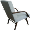 Restored Mid Century Armchair with a new fabric from Kirkby Design