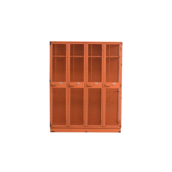 Vintage Industrial Metal Locker Cabinet