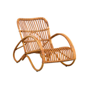 Low Rattan Easy Chair