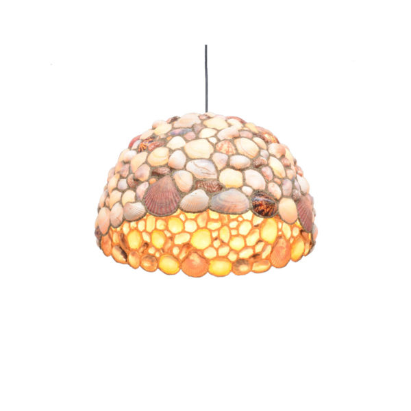 Amazing Dome Seashell Chandelier