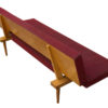 Mid Century Sofa Bed by Miroslav Navratil with original Redcurrant fabric