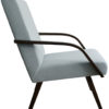 Restored Mid Century Armchair with a new fabric from Kirkby Design