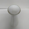 White Vintage Glass Vase Ariel By Hermann Bongard, Norway 1956