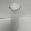 White Vintage Glass Vase Ariel By Hermann Bongard, Norway 1956