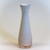 White Vintage Glass Vase Ariel By Hermann Bongard, Norway 1956