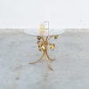 'Bouquet of Roses' Gilded Side Table