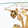 'Bouquet of Roses' Gilded Side Table