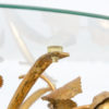 'Bouquet of Roses' Gilded Side Table