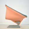 'The Flying Carpet' Lounge Chair by Simon Desanta, Fabric Design by Dorothy Hafner, Rosenthal, Germany 1983