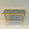 Marble And Brass Rectangular Vintage Table, 1960s