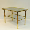 Marble And Brass Rectangular Vintage Table, 1960s