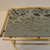 Marble And Brass Rectangular Vintage Table, 1960s