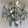 Scandinavian Vintage Peacock Ceiling Chandelier 1970`s Scandinavian Vintage Peacock Ceiling Chandelier 1970`s