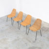 Set of 4 Rattan Dining Chairs by Gian Franco Legler Set of 4 Rattan Dining Chairs by Gian Franco Legler