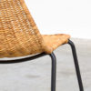 Set of 4 Rattan Dining Chairs by Gian Franco Legler Set of 4 Rattan Dining Chairs by Gian Franco Legler