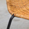 Set of 4 Rattan Dining Chairs by Gian Franco Legler Set of 4 Rattan Dining Chairs by Gian Franco Legler