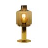 Glass and Brass Table Lamp B102 by Hans-Agne Jakobsson, 1960s - Sweden