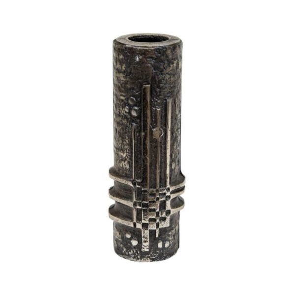 Vintage Steel Vase "Steel Art" From Polaris 1970s By Olav Joa Norway Vintage Steel Vase "Steel Art" From Polaris 1970s By Olav Joa Norway