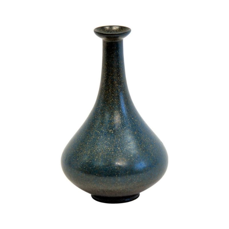 Blue vintage vase 16cmH, Gunnar Nylund – Sweden 1960s
