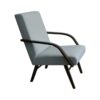 Restored Mid Century Armchair with a new fabric from Kirkby Design