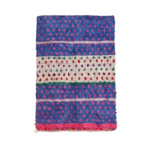 Vintage Moroccan Berber Boucheruite Rug