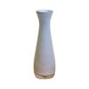 White Vintage Glass Vase Ariel By Hermann Bongard, Norway 1956