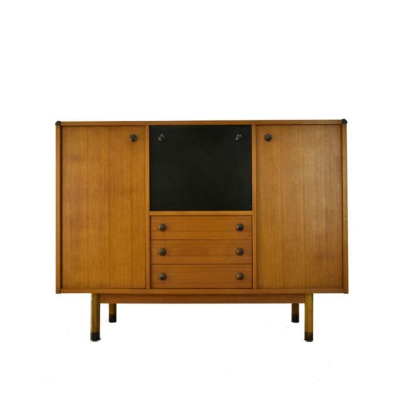 Vintage Italian Highboard Buffet, Mid-Century Credenza by Ico Parisi for Stildomus, Italy 1960s