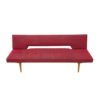 Mid Century Sofa Bed by Miroslav Navratil with original Redcurrant fabric