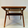 Midcentury Teak coffee table `Smiley` by Johannes Andersen, Denmark 1957