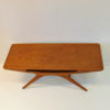Midcentury Teak coffee table `Smiley` by Johannes Andersen, Denmark 1957