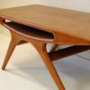 Midcentury Teak coffee table `Smiley` by Johannes Andersen, Denmark 1957
