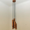 Brutalist midcentury Copper Ceilinglamps 1960s, Sweden