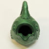 Green vintage Ceramic Fish pot by Michael Andersen 1970s, Denmark